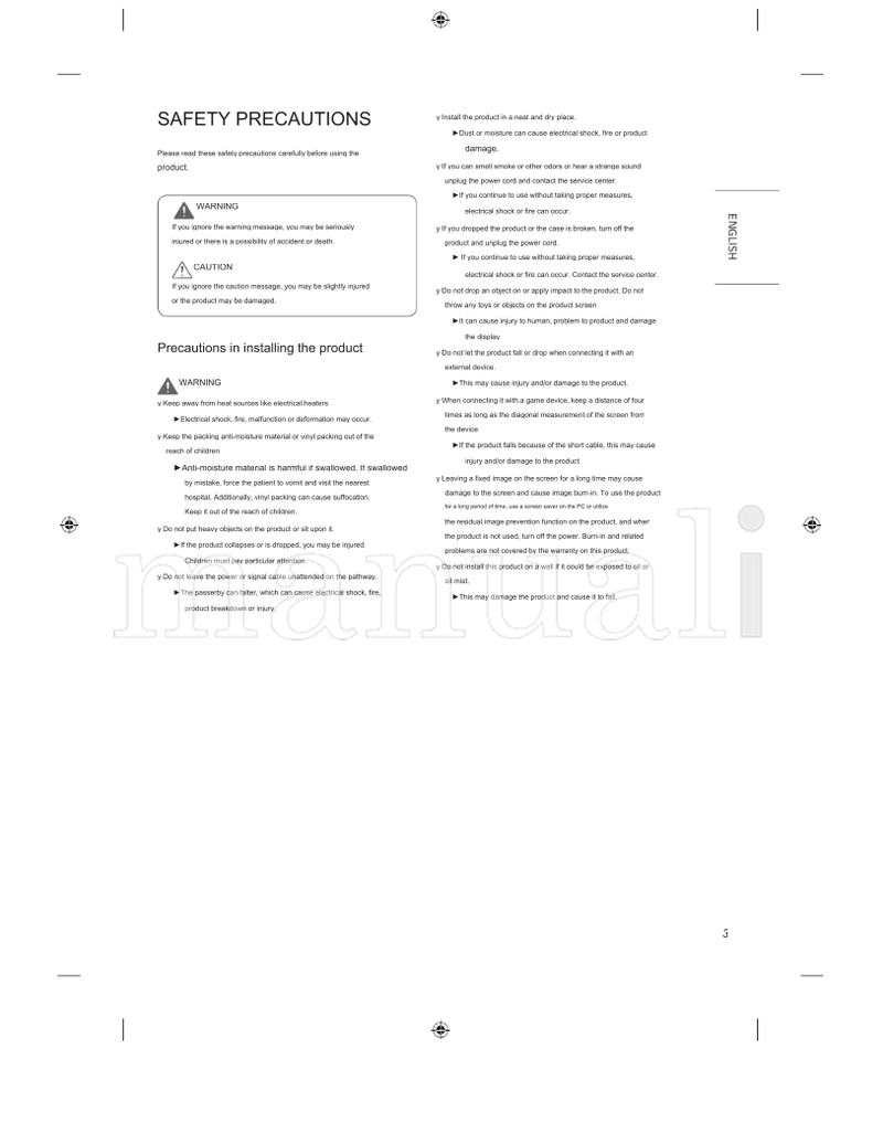 LG 24TN520S 28TN525S *MFL70520106* (20 pages) TV Operating Manual