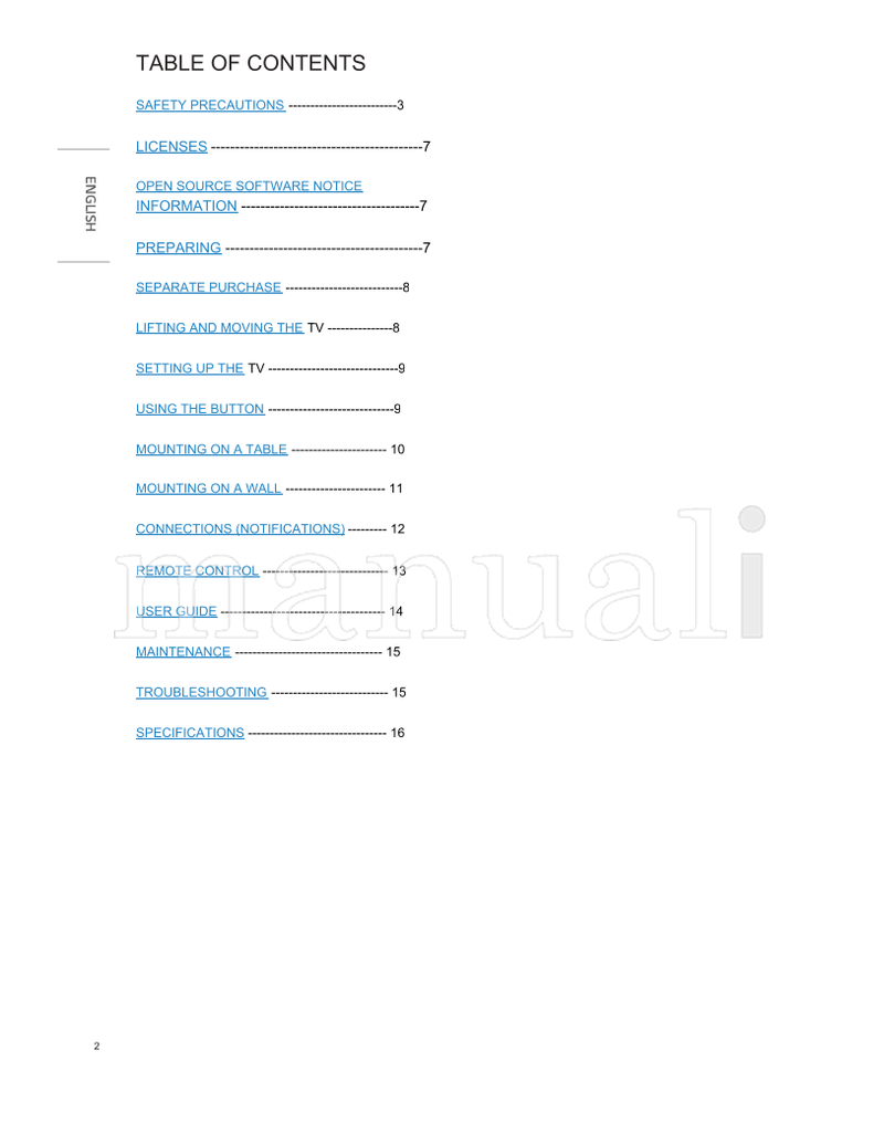 LG 24TQ510S 27TQ615S 24TQ520S 27TQ625S (19 pages) TV Operating Manual