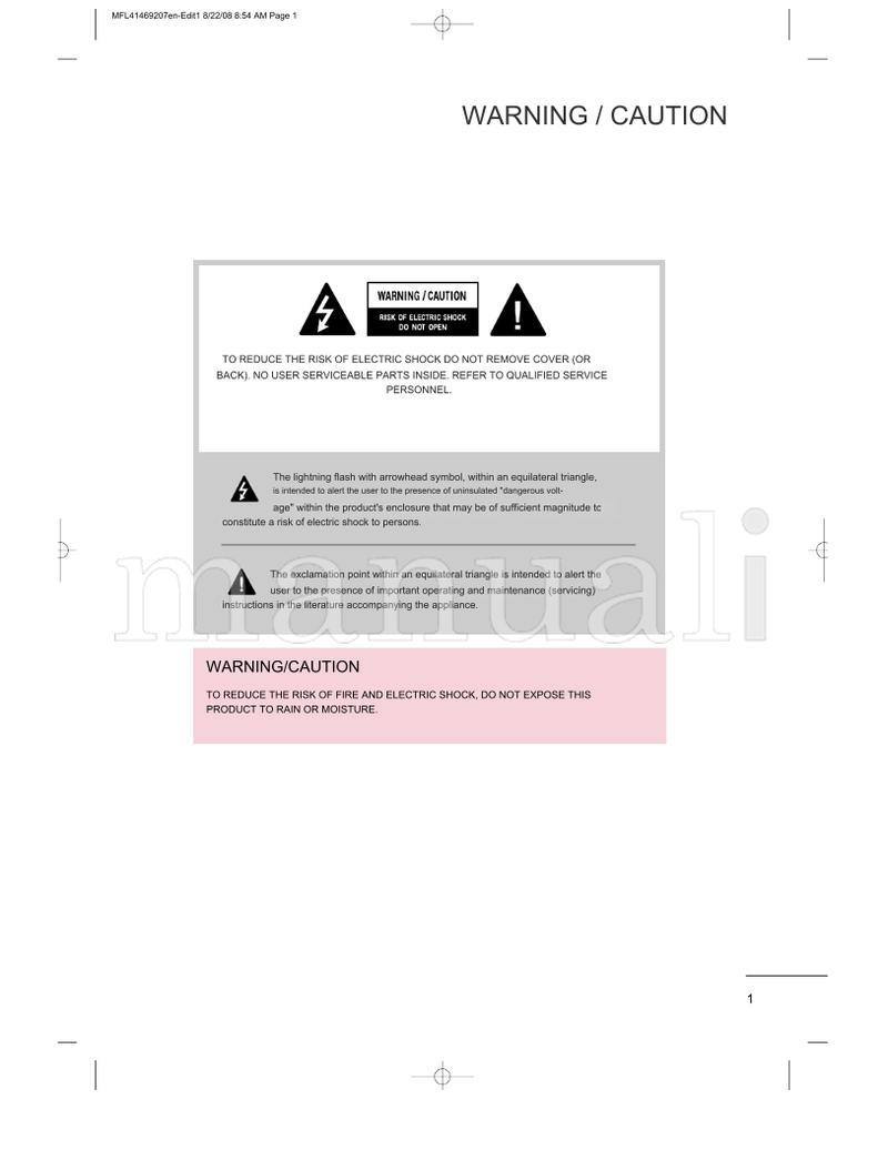 LG MFL41469207en-Edit1 (100 pages) TV Operating Manual