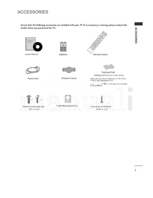 LG 264000 (114 pages) TV Operating Manual