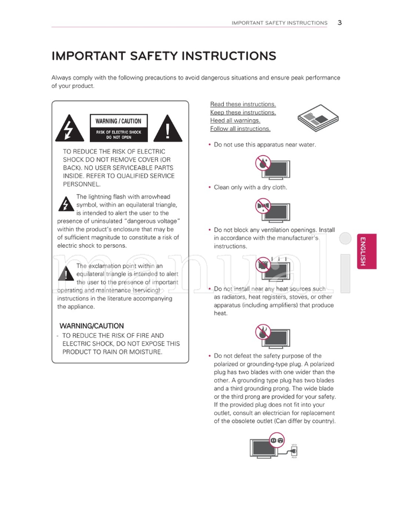 LG 26CS460 32CS560 32CS460 37CS560 42CS530 42CS560 32LS3400 (84 pages) TV Operating Manual