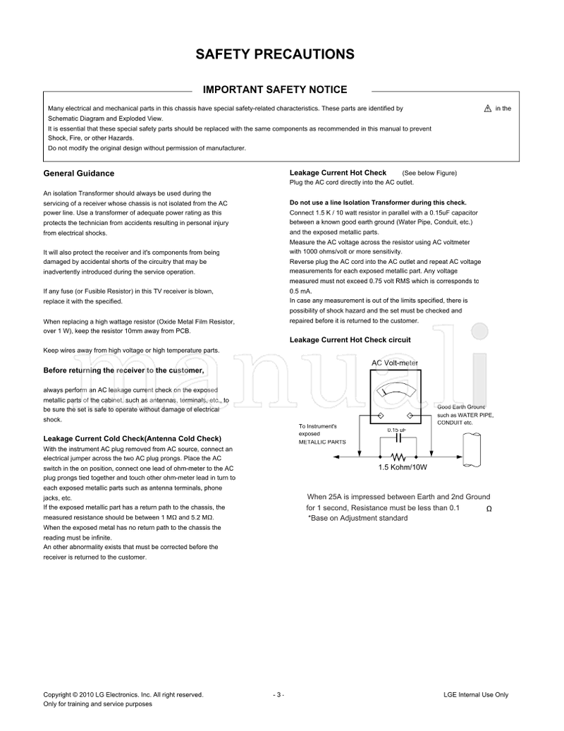 LG LP91H 26LD330 MFL63285205 26LD330-MA (27 pages) TV Service Manual