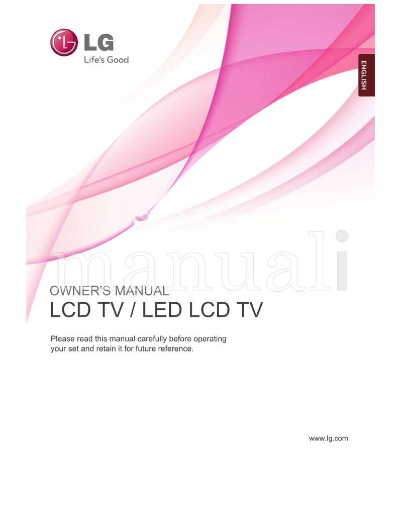 LG 26LD350 (220 pages) TV Operating Manual