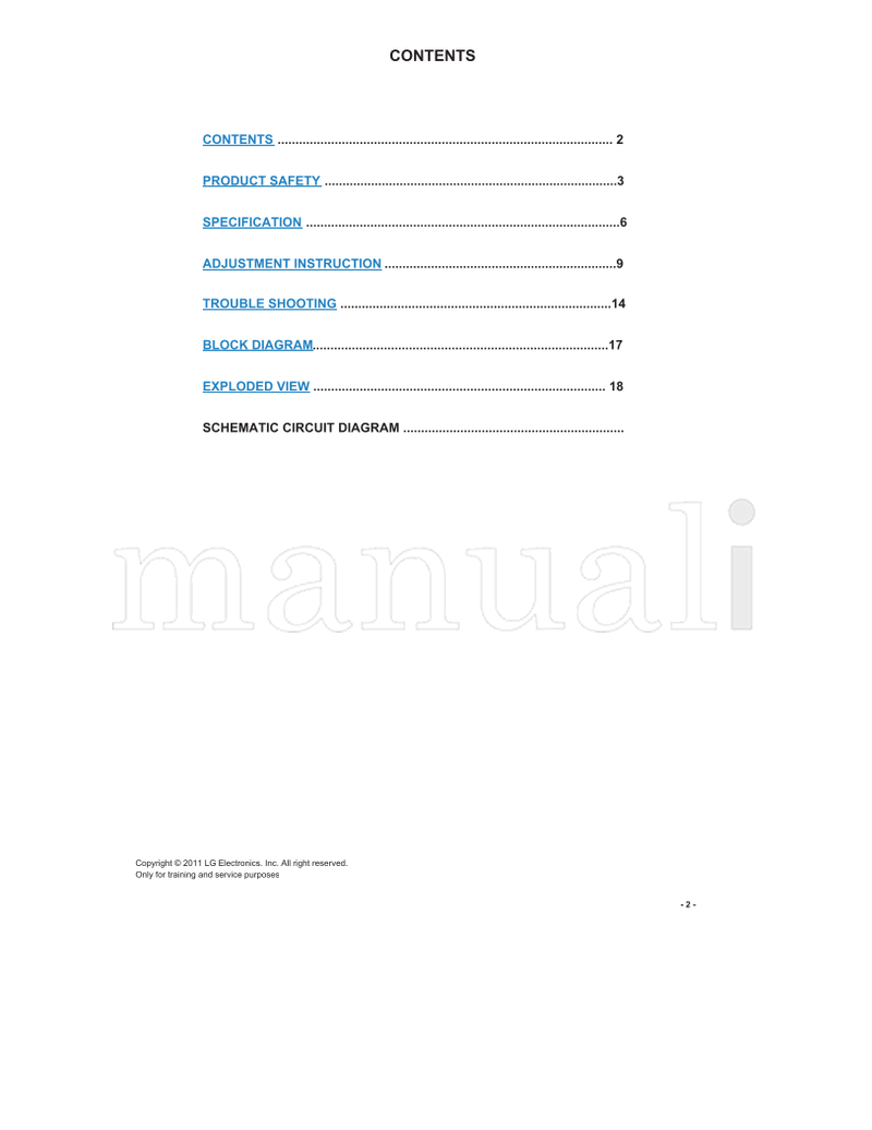 LG LP91J 26LK310 MFL62461531 26LK311 310Y-TA 26LK311-TB (28 pages) TV Service Manual