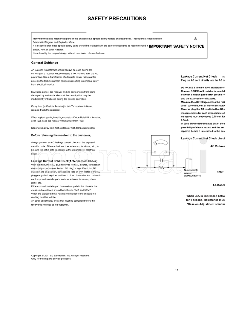 LG LP91J 26LK310 MFL62461531 26LK311 310Y-TA 26LK311-TB (28 pages) TV Service Manual