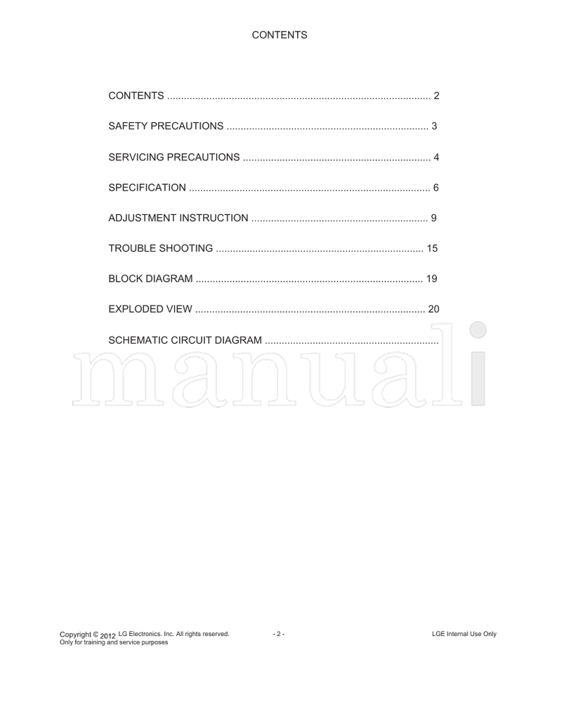 LG LC31A LD31T 26LN45** MFL67651301 26LN45**-Z* (33 pages) TV Service Manual