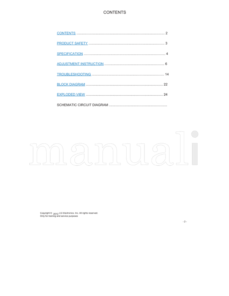 LG LA1EY 26LQ630H 26LQ630H-UA (41 pages) TV Service Manual