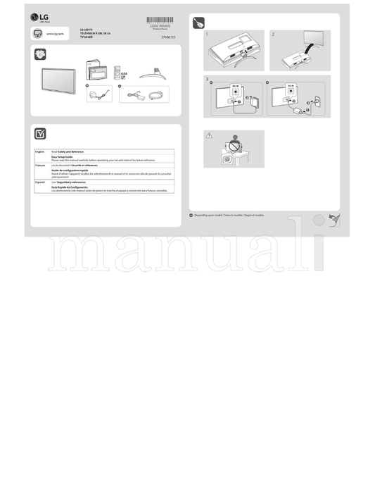 LG *MFL70524109* 24LQ510S (46 pages) TV Operating Manual