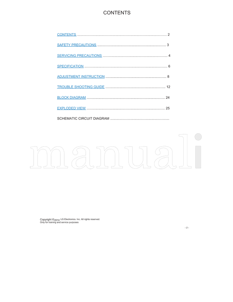 LG LW45A 28LB515A MFL68122004 28LB515A-TH (34 pages) TV Service Manual