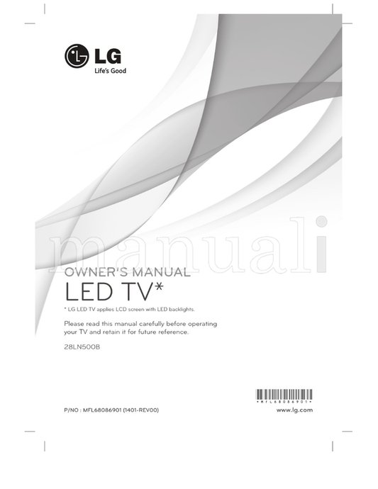 LG 28LN500B *MFL68086901* MFL68086901 (45 pages) TV Operating Manual