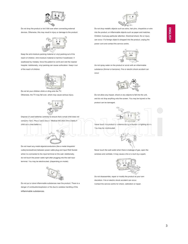 LG 28LW760V (24 pages) TV Operating Manual