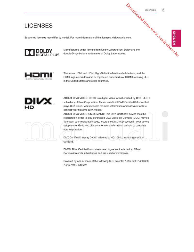 LG 28MN30D (39 pages) TV Operating Manual