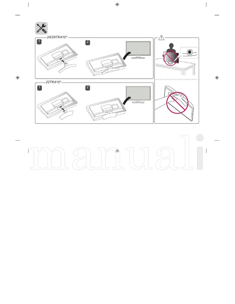 LG 22TK410D 24TK410D 28TK410D 22TK410V 24TK410V 28TK410V (30 pages) TV Operating Manual