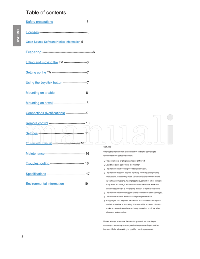 LG 24TK410V 28TK410V *MFL70446302* (20 pages) TV Operating Manual