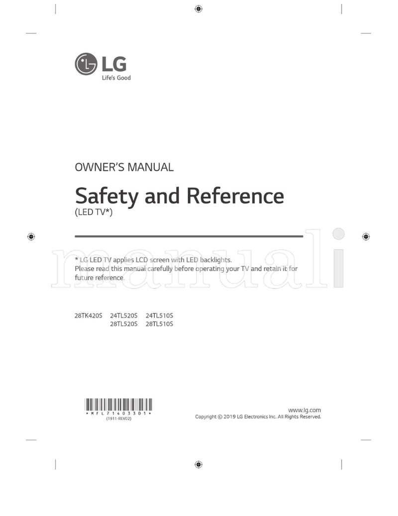 LG 28TK420S 24TL520S 28TL520S *MFL71403301* 24TL510S 28TL510S (24 pages) TV Operating Manual
