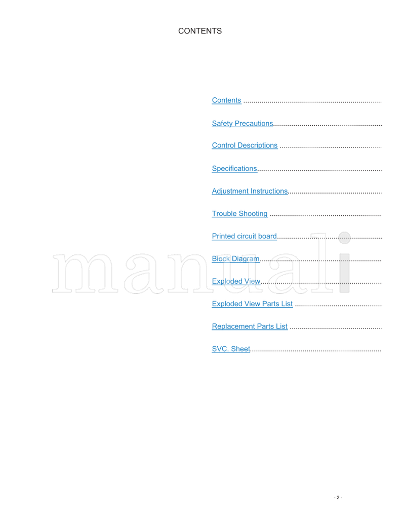 LG MFL30504619 CW62A 29FB5RLE 29FB5RLE-TG (29 pages) TV Service Manual