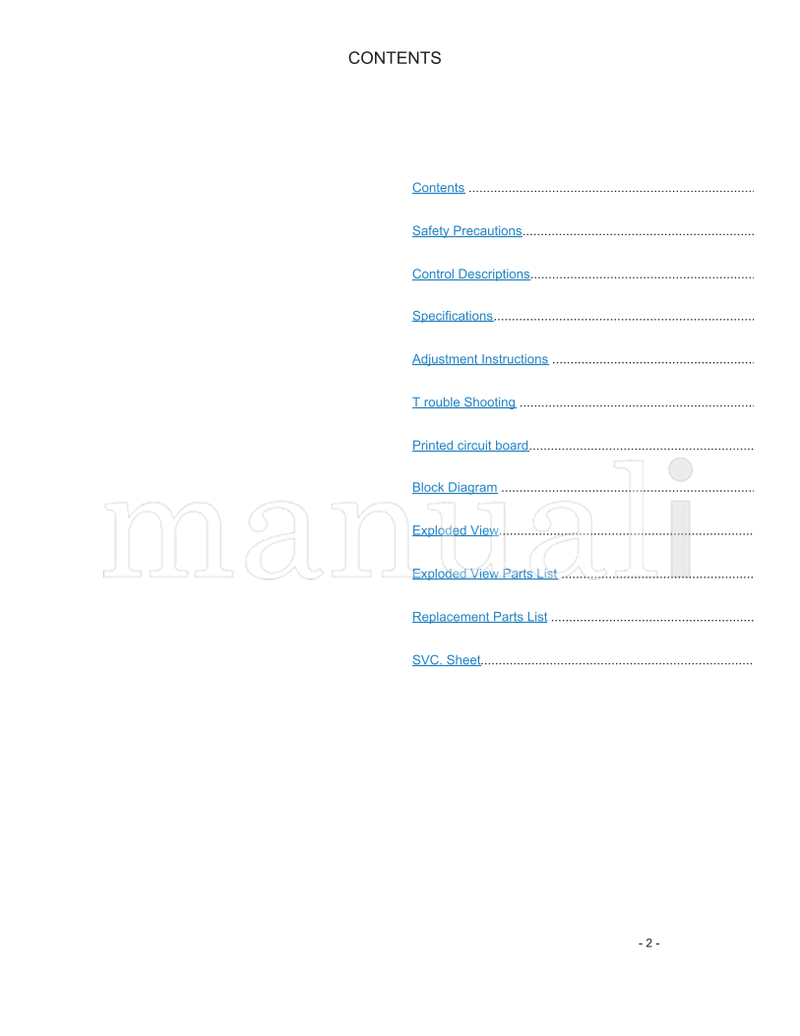 LG CW62A 29FS4RL (32 pages) TV Service Manual
