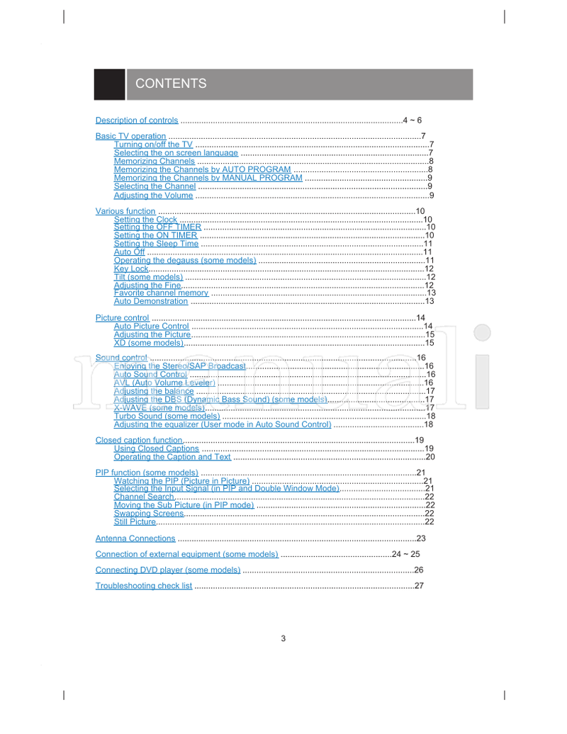 LG 29FU1RK (28 pages) TV Operating Manual
