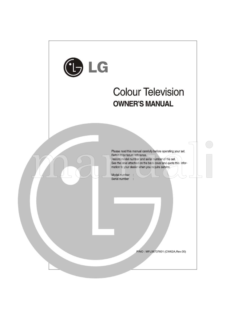 LG MFL56737601 (28 pages) TV Operating Manual