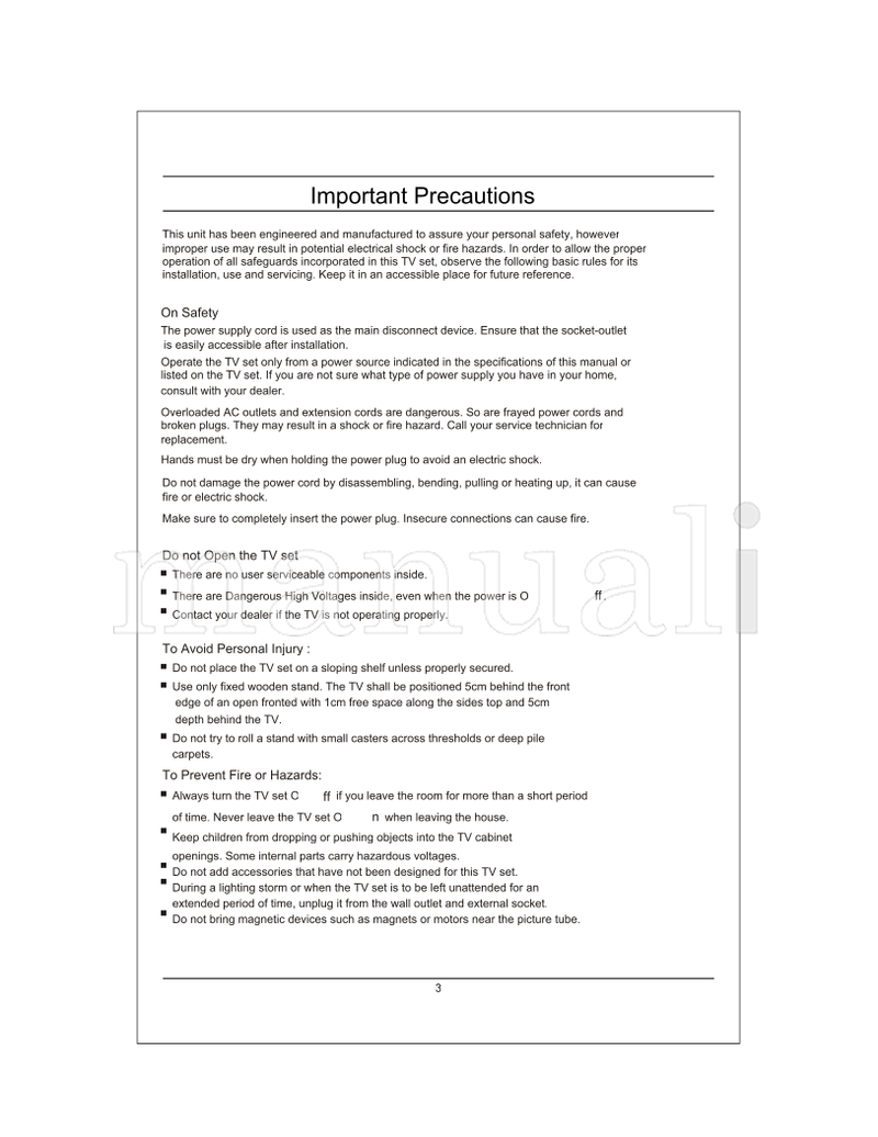 LG MFL56737601 (28 pages) TV Operating Manual