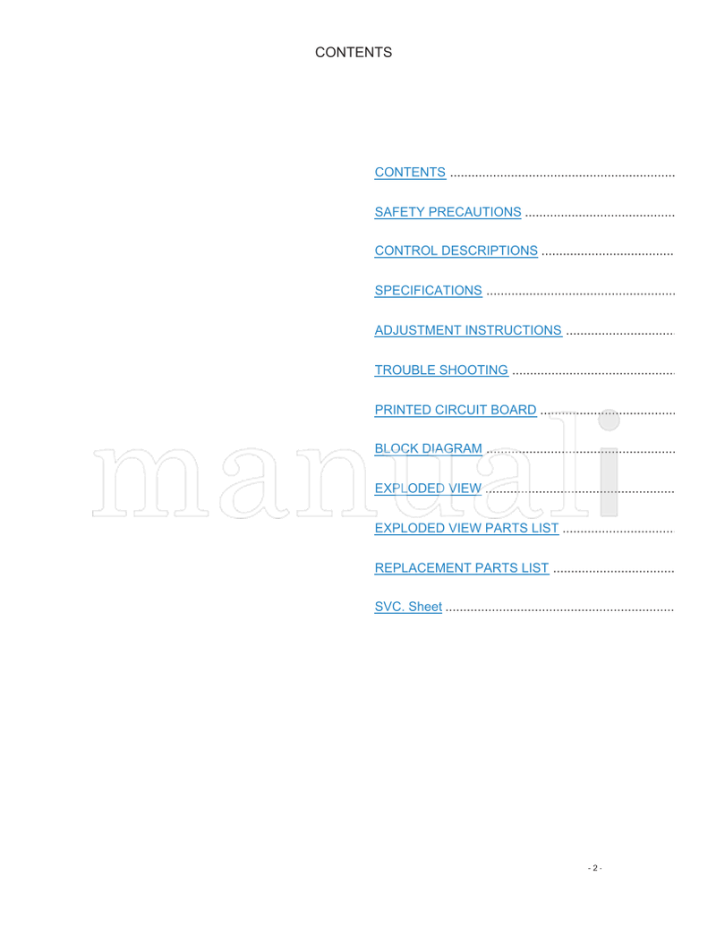 LG 38289S0060E MC-05HB 29FX6AN (38 pages) TV Service Manual