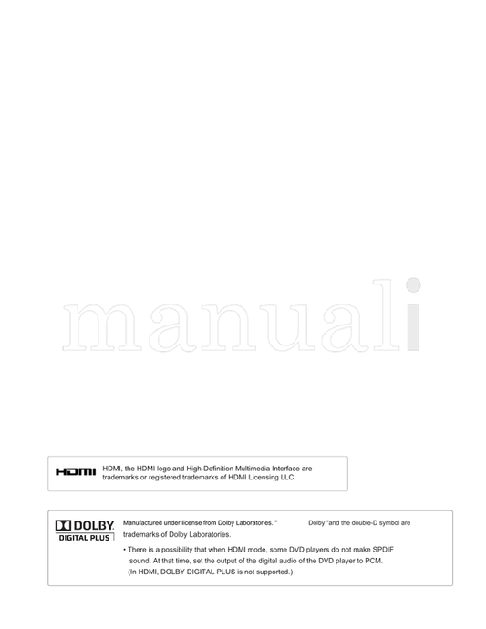 LG 3235 Series (100 pages) TV Operating Manual