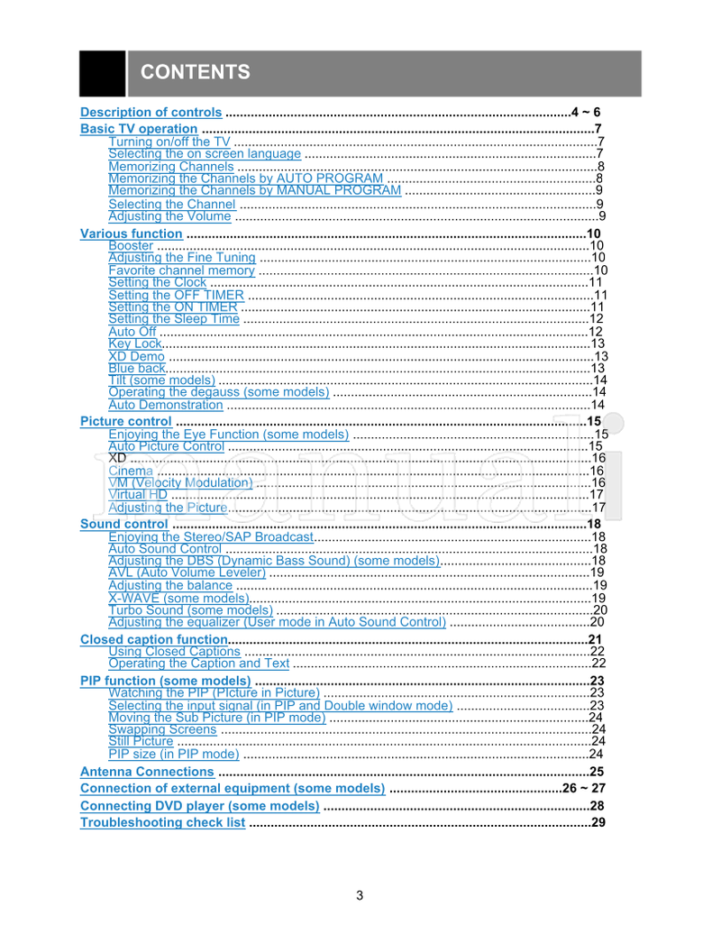 LG 32FS4RMP (30 pages) TV Operating Manual