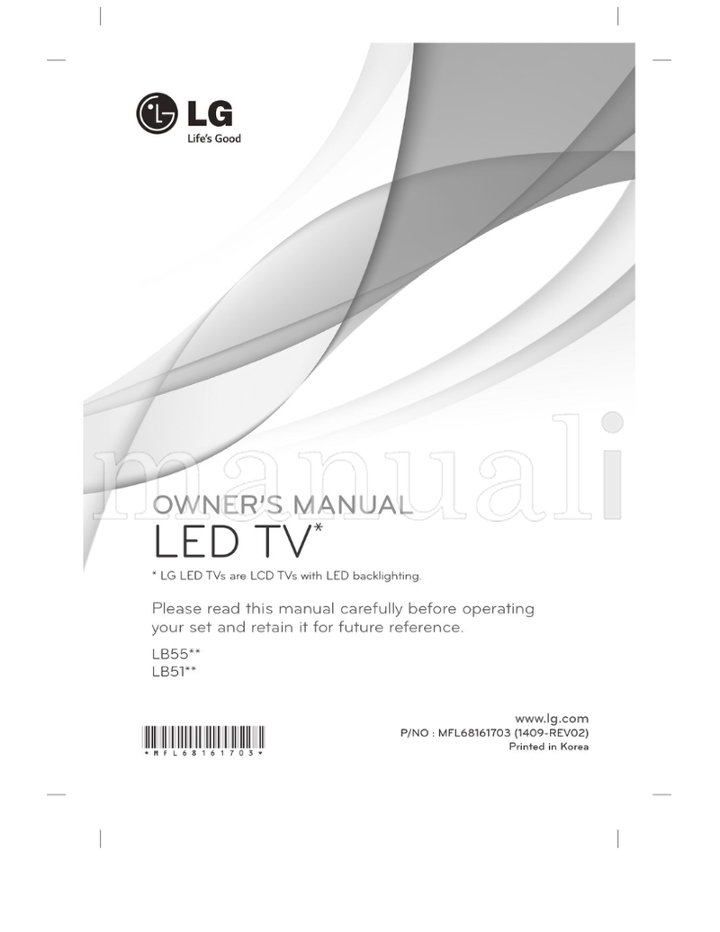 LG LB55** LB51** *MFL68161703* MFL68161703 (66 pages) TV Operating Manual