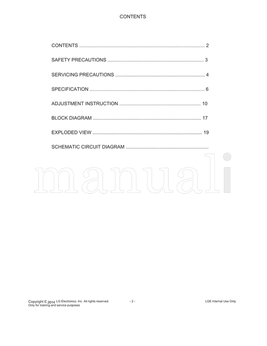 LG 32LB56 Z Series (98 pages) TV Service Manual