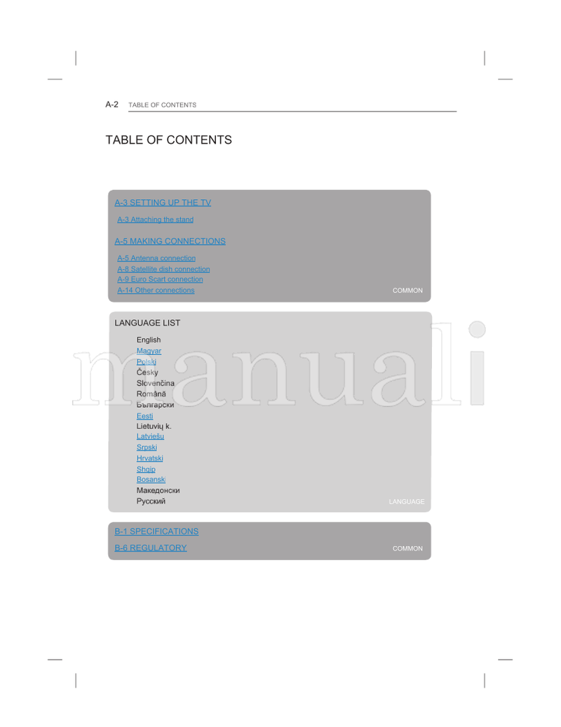 LG LB55** LB56** LB62** *MFL68003804* MFL68003804 (480 pages) TV Operating Manual