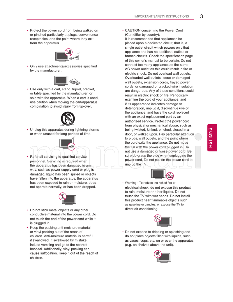 LG 32LB620B 42LB6200 49LB6200 55LB6200 *MFL67987112* (61 pages) TV Operating Manual