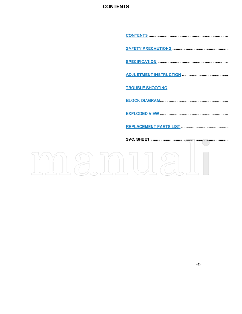 LG LP61A 32LC3R-ZJ 32LC3R (38 pages) TV Service Manual