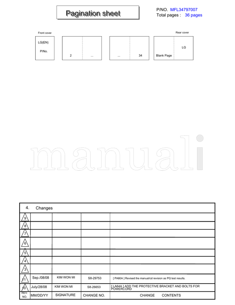 LG 42LC5DC 32LX5DC 42PX8DC S8-25428 S8-21950 S7-94054 S7-93931 (38 pages) TV Operating Manual