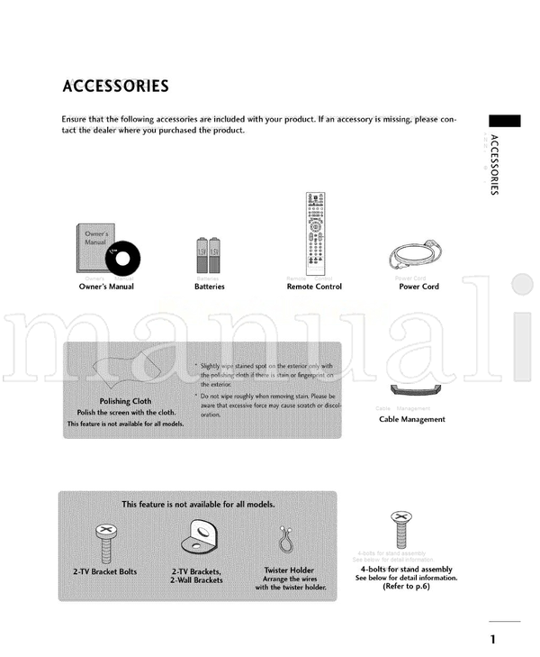 LG 32LC7D Series (97 pages) TV Operating Manual