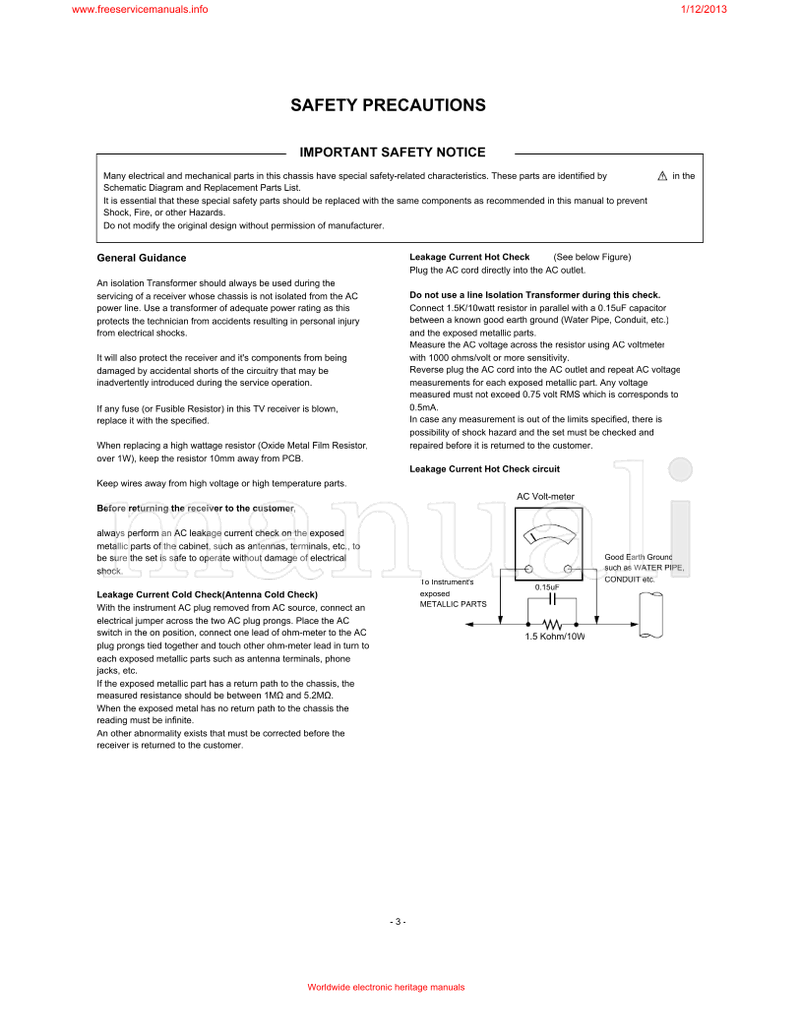 LG LP78A 32LC7R 32LC51 32LC52 32LC7R-ZA 32LC51-ZA 32LC52-ZC (39 pages) TV Service Manual