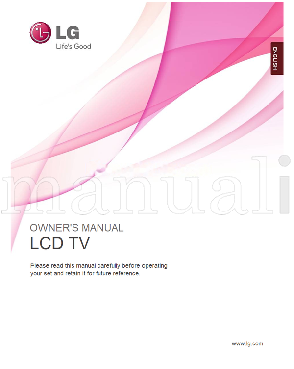 LG 32LD322H (167 pages) TV Operating Manual