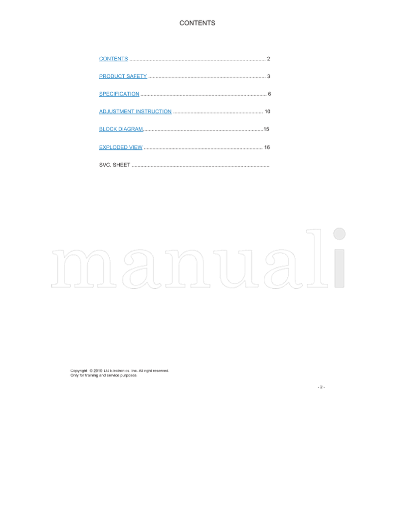 LG LJ01B 32LD420 MFL62886916 32LD420-SA (45 pages) TV Service Manual