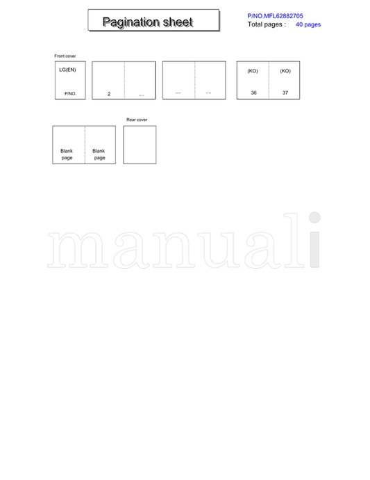 LG MFL62882705 (41 pages) TV Operating Manual