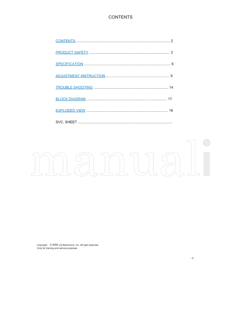 LG LP91A 32LF20FR MFL60021546 32LF20FR-MA (28 pages) TV Service Manual