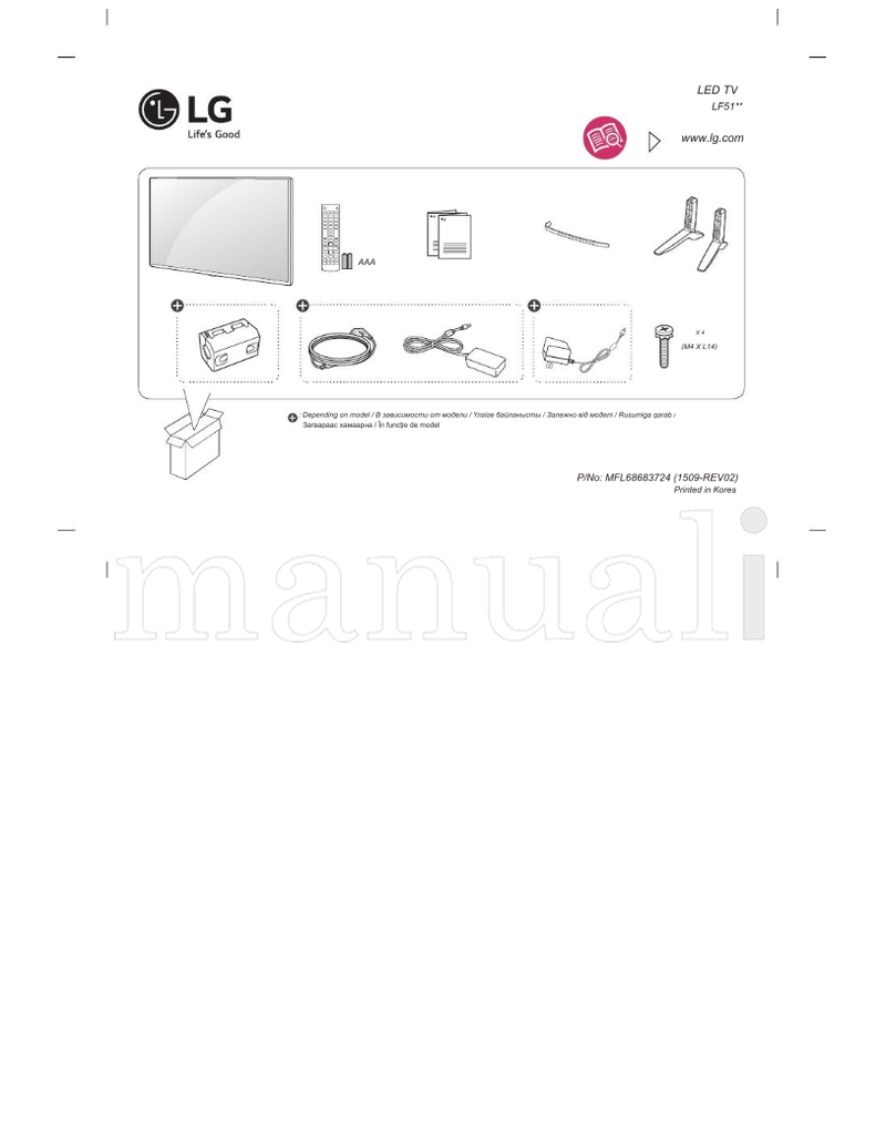 LG LF51** MFL68683724 (52 pages) TV Operating Manual