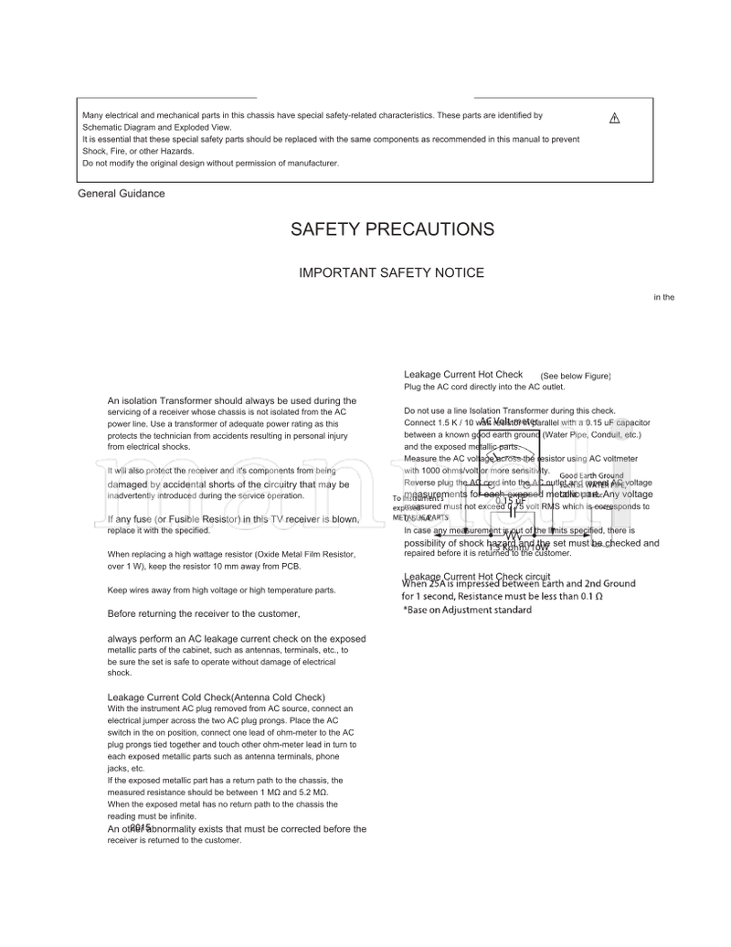 LG 32LF595Z (74 pages) TV Service Manual
