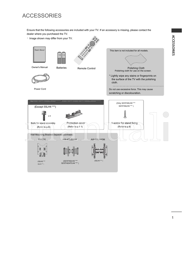 LG 32LH2 Series (150 pages) TV Operating Manual