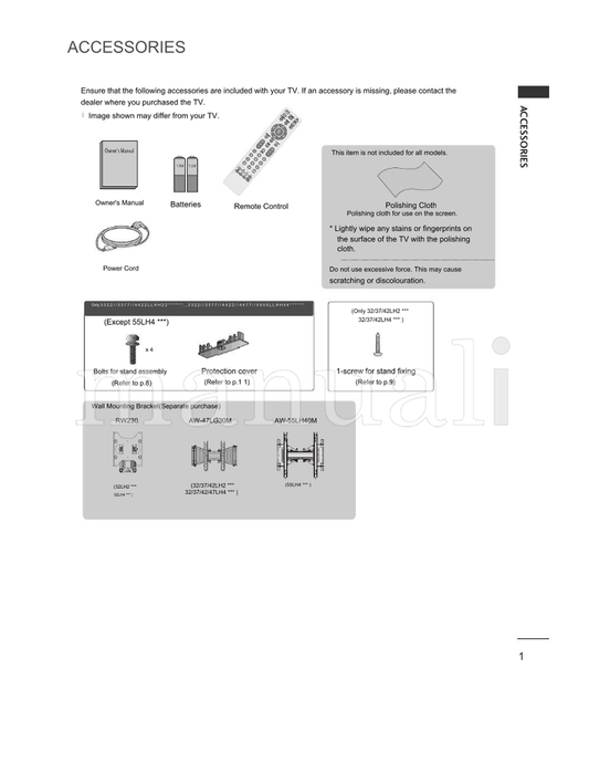 LG 32LH2 Series (150 pages) TV Operating Manual
