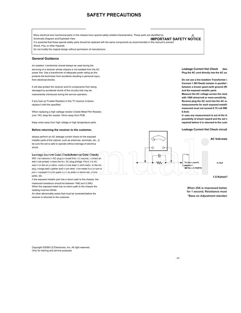 LG LD91A 32LH4000 32LH4000-ZA (26 pages) TV Service Manual