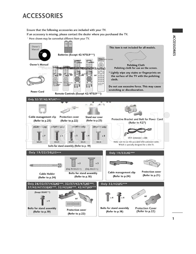 LG 32LH7 Series (144 pages) TV Operating Manual