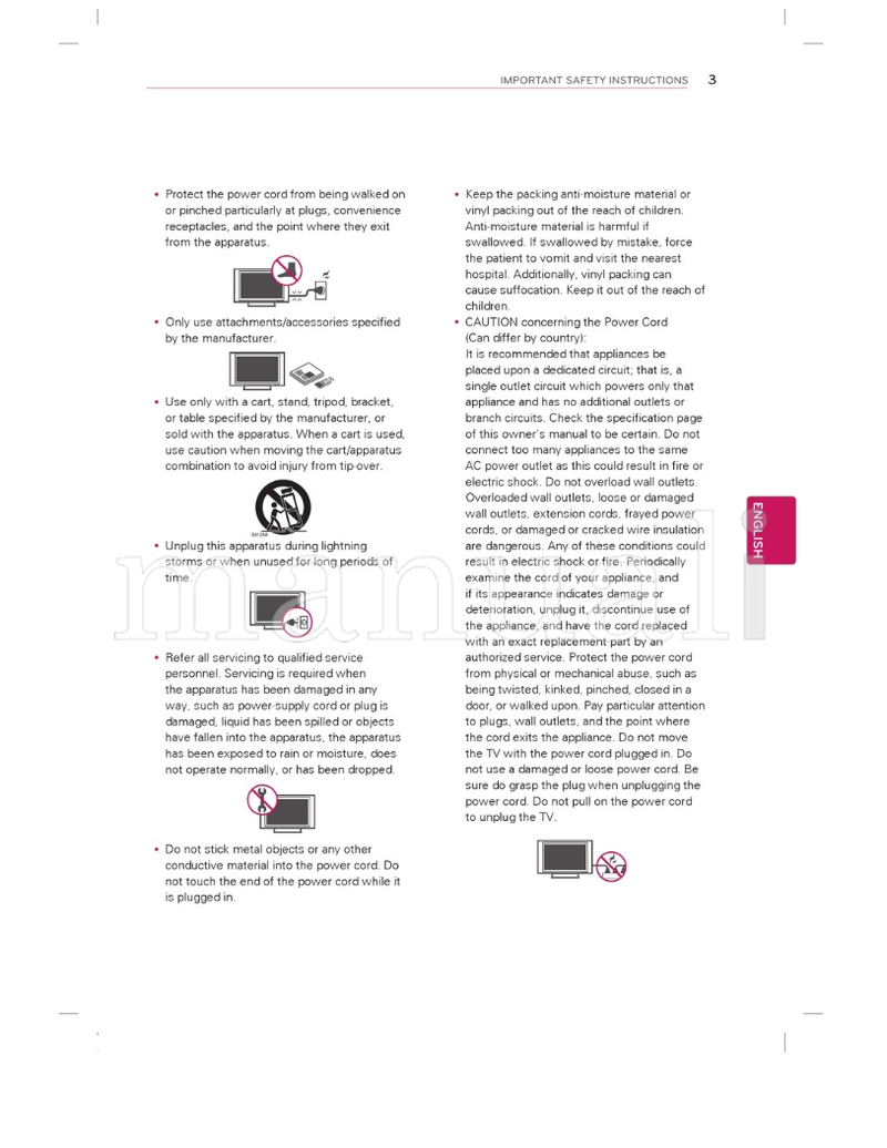 LG 32LS3400 22LS3500 42LS3400 26LS3500 32LS3500 22LS3510 (80 pages) TV Operating Manual