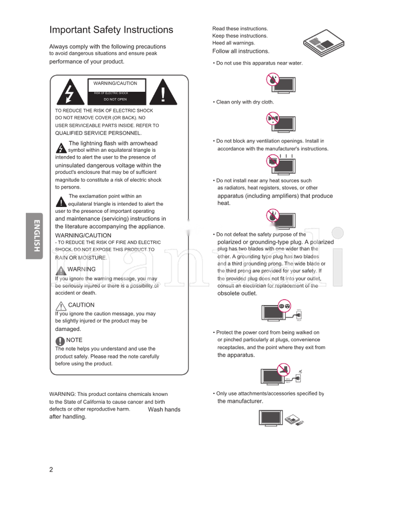 LG 32LX330C 43LX341C 42LX330C 49LX341C 42LX530S 55LX341C (31 pages) TV Operating Manual