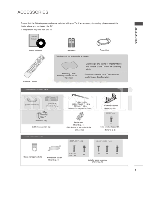 LG 32PG6000 (140 pages) TV Operating Manual