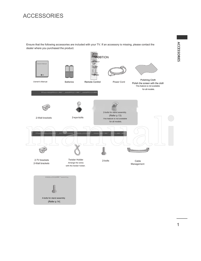 LG 37LC2R (87 pages) TV Operating Manual