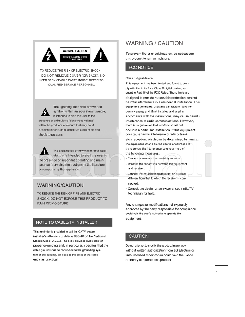 LG 37LC5DCB 90 pages TV Operating Manual